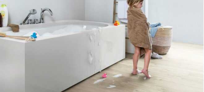 Можно ли класть ламинат в ванную комнату