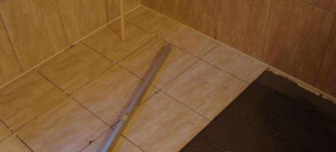 Укладка плитки на деревянный пол — технология проведения работ
