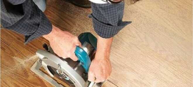 Локальный ремонт ламината в центре комнаты без разборки