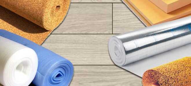 Какая подложка под ламинат лучше подойдет на бетонный пол