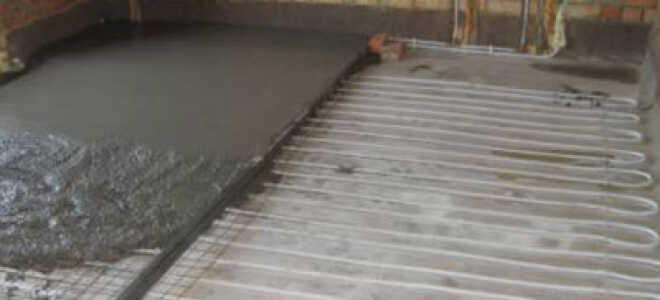 Теплый пол под стяжку: инструкция для проведения работ своими руками