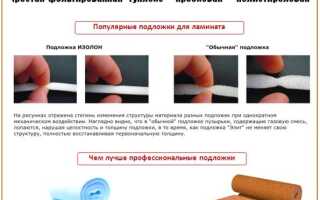 Какая подложка лучше под ламинат — какую выбрать и почему? Обзор
