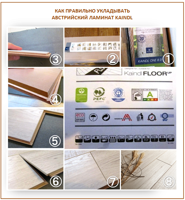Замок ламината Кайндл