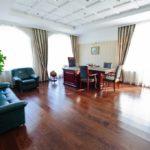 AmberWood паркетная доска в зале