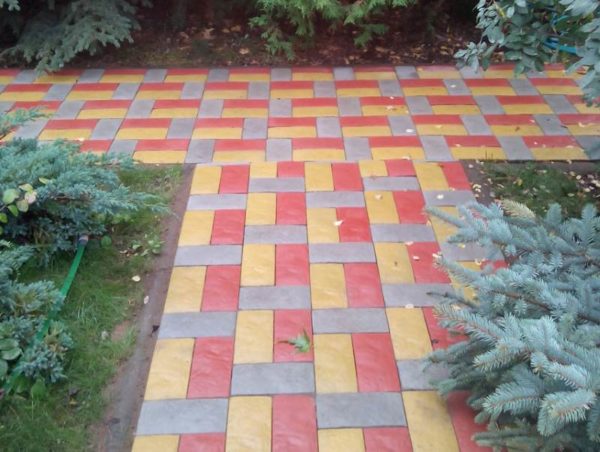 Цветная плитка Английский булыжник