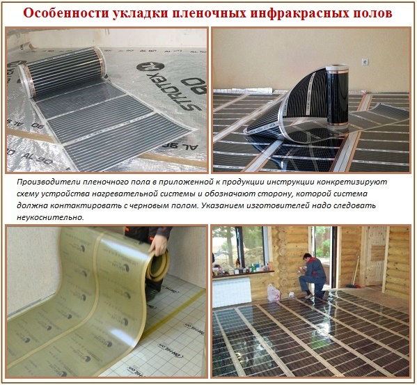 Как надо стелить инфракрасный теплый пол 
