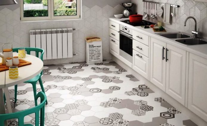 Плитка в виде сот