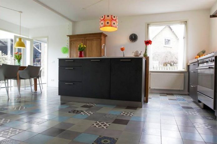 Плитка в стиле пэчворк