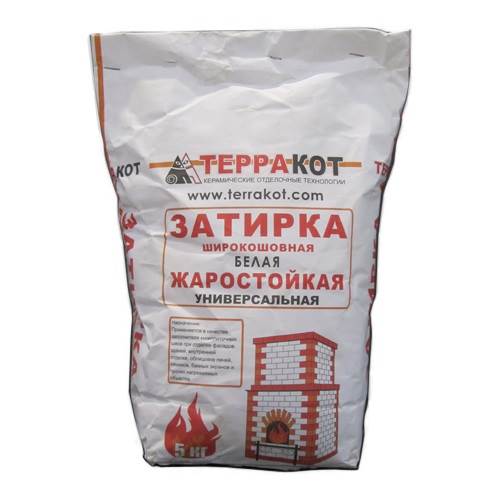 Жаростойкая затирка